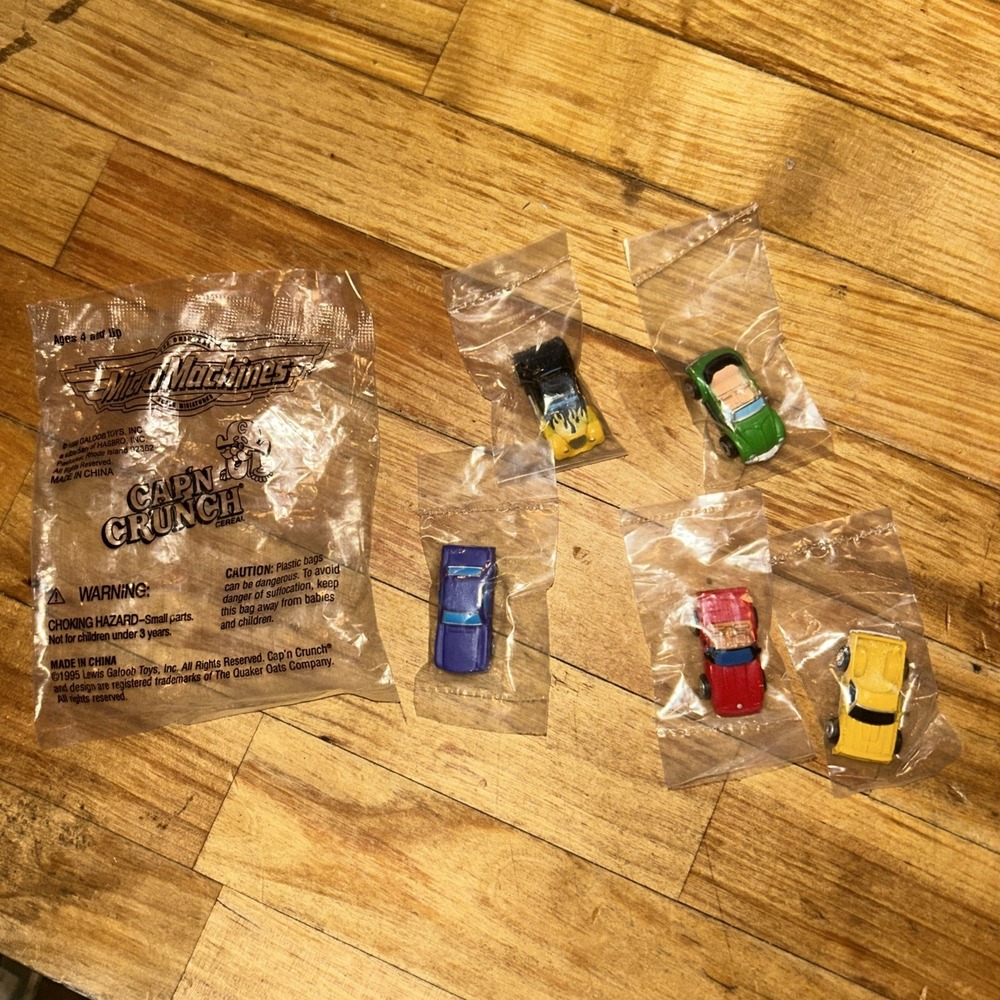 Micro‎ Machines Captain Cap'n Crunch Exclusive Set of 5 Vintage 1995 VHTF D3